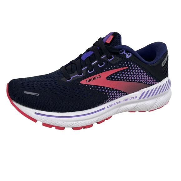 VGUC Brooks Women's Adrenaline GTS Running Shoes - Black and Pink - Picture 1 of 6